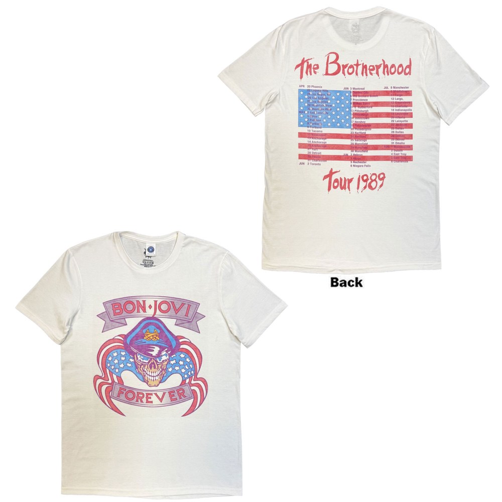 Bon Jovi - The Brotherhood Tshirt Homme - Blanc